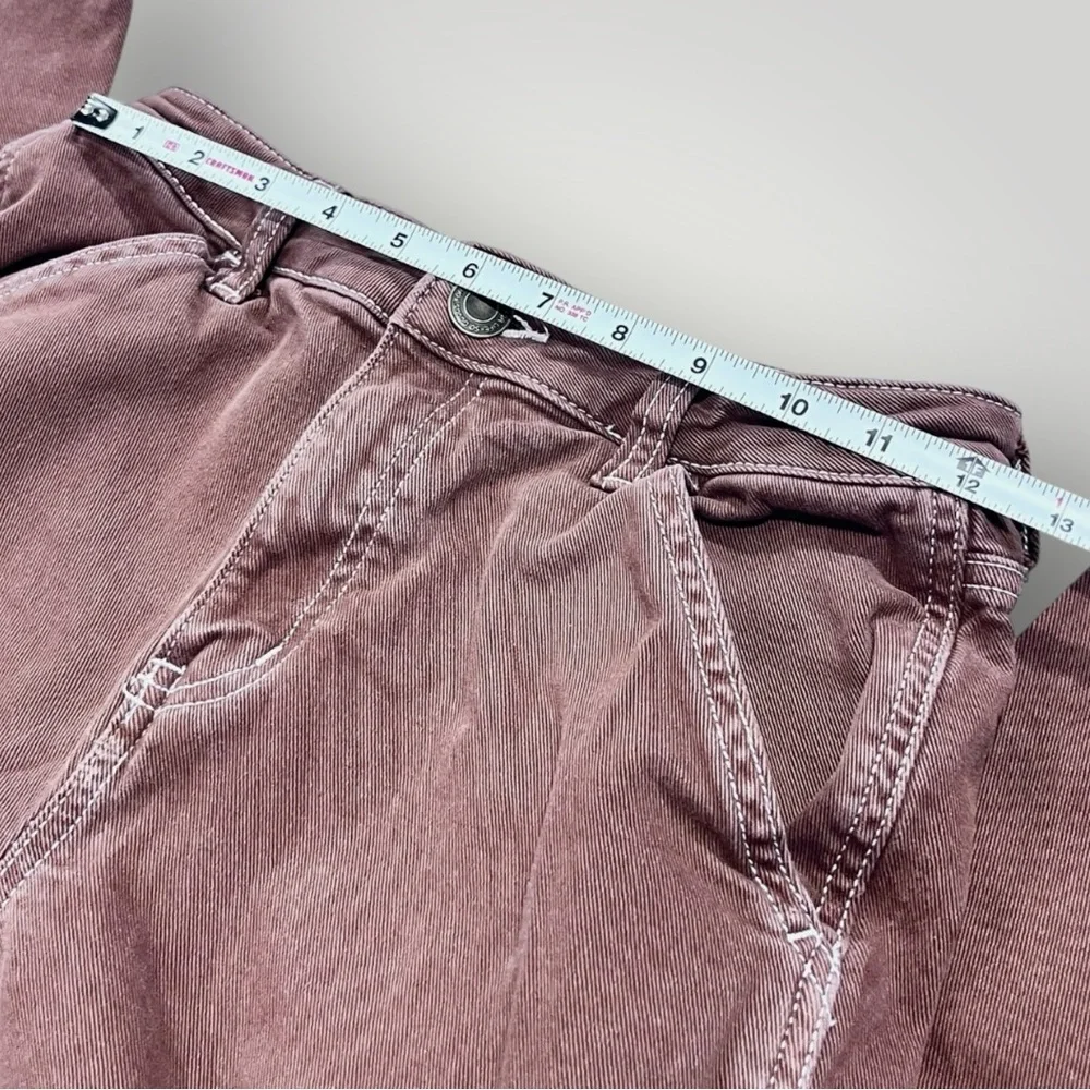 SO Brown Denim Pants Wide Leg - High Waist Carpenter - Picture 8 of 15